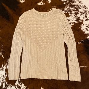 41 Hawthorn white knitted sweater, Size S